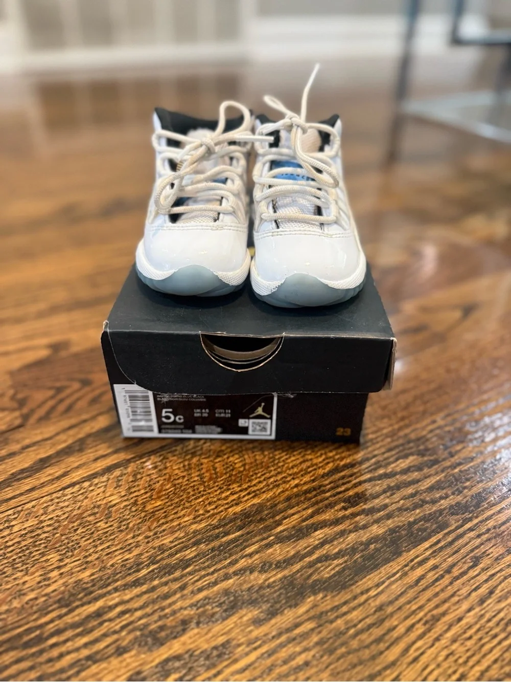 Baby Blue & White Jordan’s
